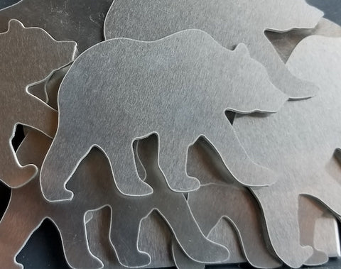 Aluminum Bear Ornament