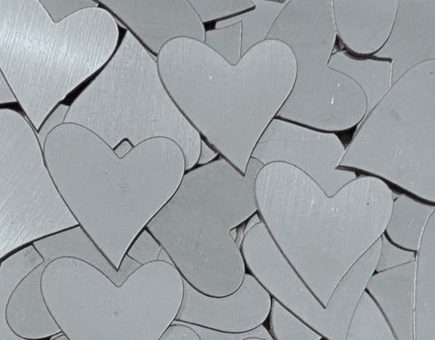 Aluminum Curvy Heart