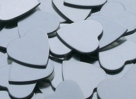 Pewter Hearts Stamping Blanks