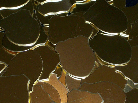 Brass Shields Stamping Blanks