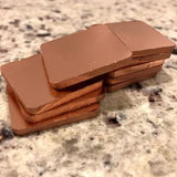 Copper Rounded Square Stamping Blanks