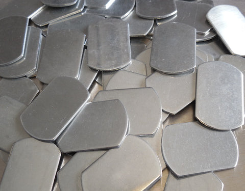 Zinc Dog Tag Stamping Blanks