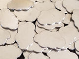 Pewter Cast Cloud Stamping Blanks