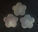 Pewter Cast Flowers Stamping Blanks