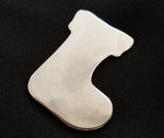 Cast Pewter Christmas Stocking Ornament Stamping Blank