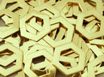 Brass Hexagon Washer Stamping Blanks