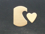 Bronze Dog Tags Stamping Blanks