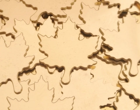 Bronze Maple Leaf Stamping Blanks