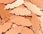 Copper Feather Stamping Blanks