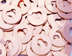 Copper Heart Discs Stamping Blanks
