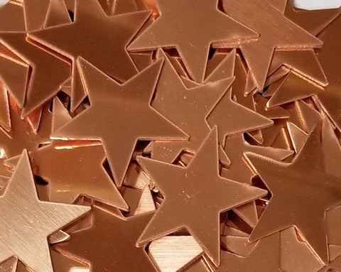 Copper Star Stamping Blanks