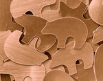 Copper Zuni Bear Stamping Blanks