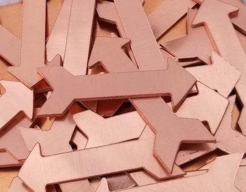 Copper Arrow Stamping Blanks
