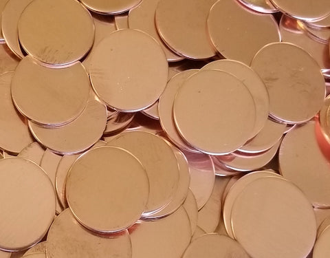 Copper Discs Stamping Blanks