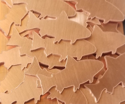Copper Fish Stamping Blanks