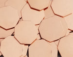 Copper Octagon Stamping Blanks