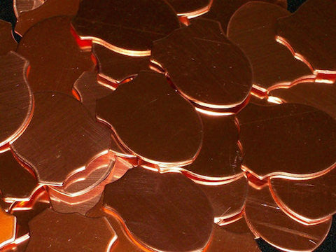 Copper Shields Stamping Blanks
