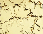 Brass Maple Leaf Stamping Blanks