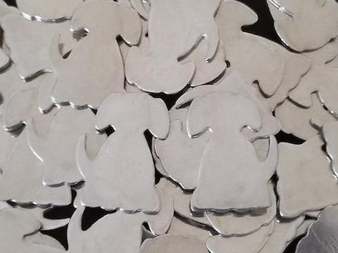 Pewter Cast Puppy Stamping Blanks