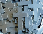 Pewter Cast Cross Stamping Blanks