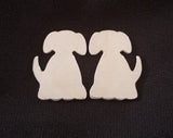 Pewter Cast Puppy Stamping Blanks