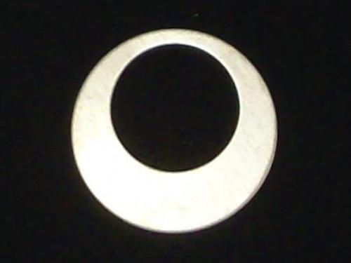 Sterling Silver Offset Washer Stamping Blank