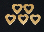 Copper Heart Washers Stamping Blanks