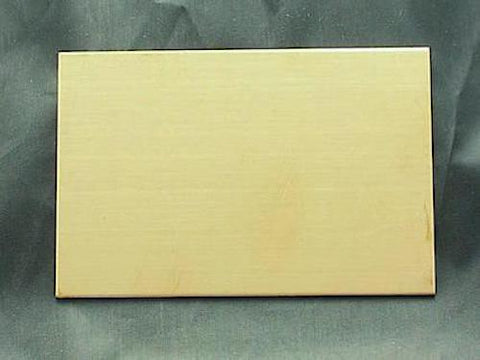 NuGold Plain Wallet Insert Stamping Blank