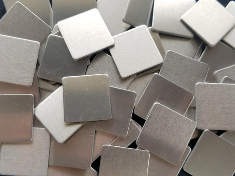 Nickel Silver Rounded Square Stamping Blanks