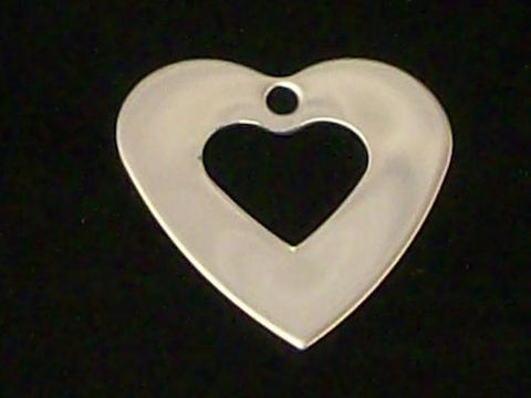 Stainless Steel Heart Washer Stamping Blanks