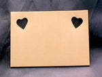 Bronze Heart Cutout Wallet Insert Stamping Blanks