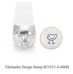 Chickadee Design Stamp, 6MM