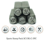 Sports Family Set Design Stamp Pack- 4 pc.