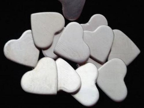 Sterling Silver Hearts Stamping Blanks